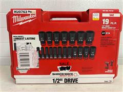 Milwaukee 1/2” Impact Drive Socket Set 