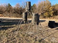 Deer Feeders & Tree Stand Ladder 