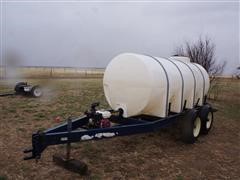 1000-Gal Fertilizer Nurse Tank W/Pump 