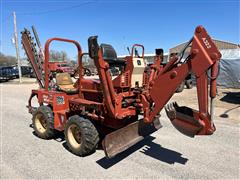 2000 DitchWitch 3700DD 4x4x4 Trencher W/Backhoe & Backfill Blade 