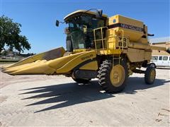 1998 New Holland TR88 Research Combine With Grain Gauge 