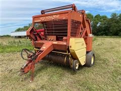 New Holland 852 Auto Wrap Round Baler 