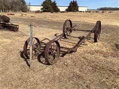 Manure Spreader Frame & Steel Wheels 