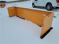 2023 West Valley SP11 11' Wide Snow Pusher Skid Steer Attachment 