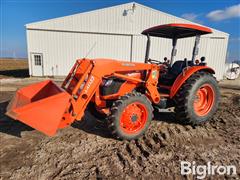 2008 Kubota M7040 MFWD Tractor W/Loader 