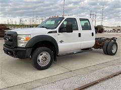 2013 Ford F550 4x4 Crew Cab & Chassis 