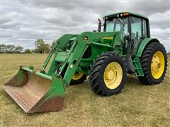 2003 John Deere 7320 MFWD Tractor W/Loader 