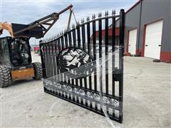 2023 Greatbear 20' Bi-Parting Wrought Iron Gate 