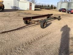 Homemade Head Cart On John Deere Running Gear 