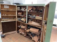 Leather Working Station W/ Tools & Supplies 