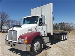 2002 Kenworth T300 T/A Flatbed Truck 