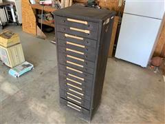 Parts Bin W/Drawers 