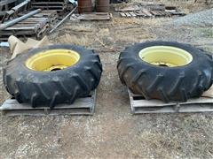 Firestone 14.9 X 24 Tires & Rear Wheels 