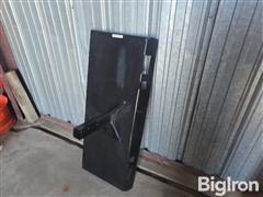 Receiver Hitch Skid Steer Face Plate 