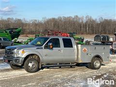 2016 Ford F350 XLT Super Duty Lariat 4x4 Crew Cab Service Truck 