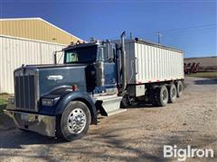 1993 Kenworth W900L Tri/A Grain Truck 