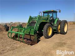 1998 John Deere 8300 MFWD Tractor W/JD 840 Loader 