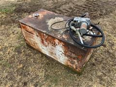 100 Gallon Fuel Tank & Pump 