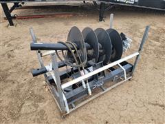 JCT Post Hole Auger Skid Steer Attachment 