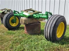 John Deere Tractor Wide Front End W/Tires & Rims 