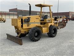 2004 Vermeer V8550A 4x4x4 Trencher W/Backfill Blade 