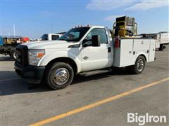 2011 Ford F350 XL Super Duty Service Truck w/ Air Comp & Generator 