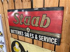 Staab Batteries Sign 