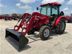 2022 Mahindra 2670 PST CAB Compact Utility Tractor W/Loader 