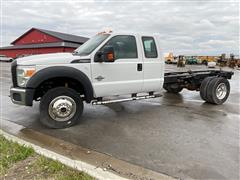 2014 Ford F550 XL Super Duty 4x4 Extended Cab & Chassis 