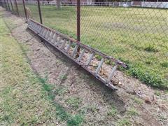Fiberglass And Aluminum 20' Base With 16" Extension 