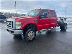 2008 Ford F350 Lariat Super Duty 4-Door 4X4 Cab & Chassis 
