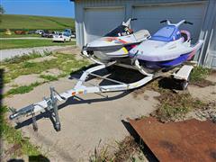 Yamaha Wave Runner III Watercrafts W/ Double ShoreLandr Trailer 