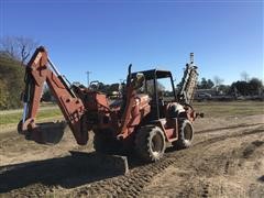 2002 DitchWitch RT90 4x4 Trencher W/Backhoe 