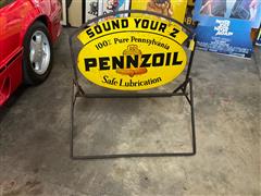 1958 Pennzoil Sign 