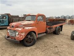 1949 Ford F6 S/A Flatbed Dump Truck 