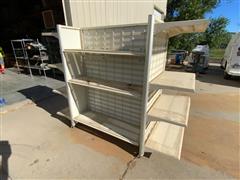 Shop Display Shelving On Wheels 