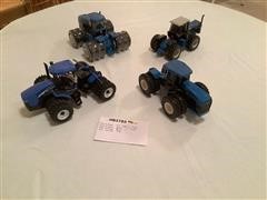 New Holland & Ford Versatile TJ 450, 9882, 9682, & 846 1/32nd Scale 4WD Model Tractors 