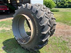 CO-OP 18.4x38 Band Duals & Tires 