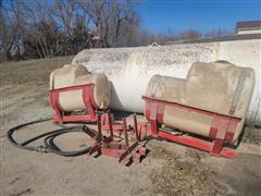 200-Gallon Saddle Tanks W/Mounting Brackets 