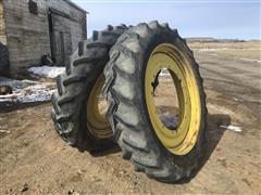 John Deere Tractor Wheels & 380/90R50 Tires 