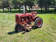 Farmall A 2WD Tractor W/Woods Mower 