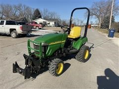 2007 John Deere 2305 MFWD Compact Utility Tractor 