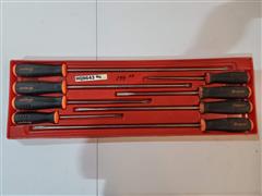 Snap-On Black/Orange Handle Flat And Phillips Screw Drivers 