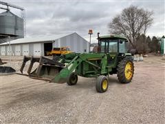 1973 John Deere 4030 2WD Tractor W/Loader 