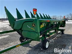 2012 John Deere 608C StalkMaster 8R30 Corn Head W/Header Trailer 