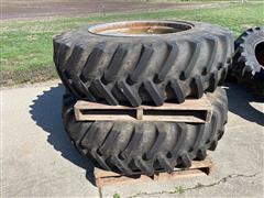 Firestone 18.4R38 Tractor Tires & Unverferth Rims 