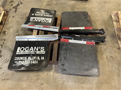 Truck Tractor Mud Flaps & Mounting Brackets 