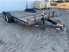 2014 H&H Gravity T/A Flatbed Trailer 