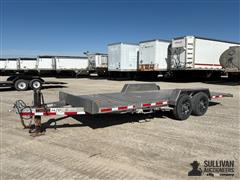 2023 Timpte 1420 20' T/A Aluminum Flatbed Tilt Deck Trailer 