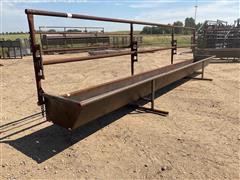 2024 Linn Post & Pipe 24’ Free Standing Feed Bunk 